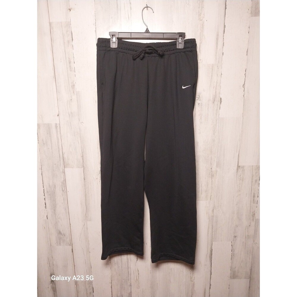 NIKE Women THERMA ICON Pants CU5529-011 Black Size Large